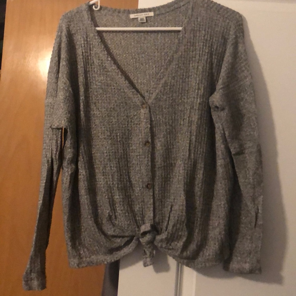 American Eagle Soft Plush Waffle Shirt
